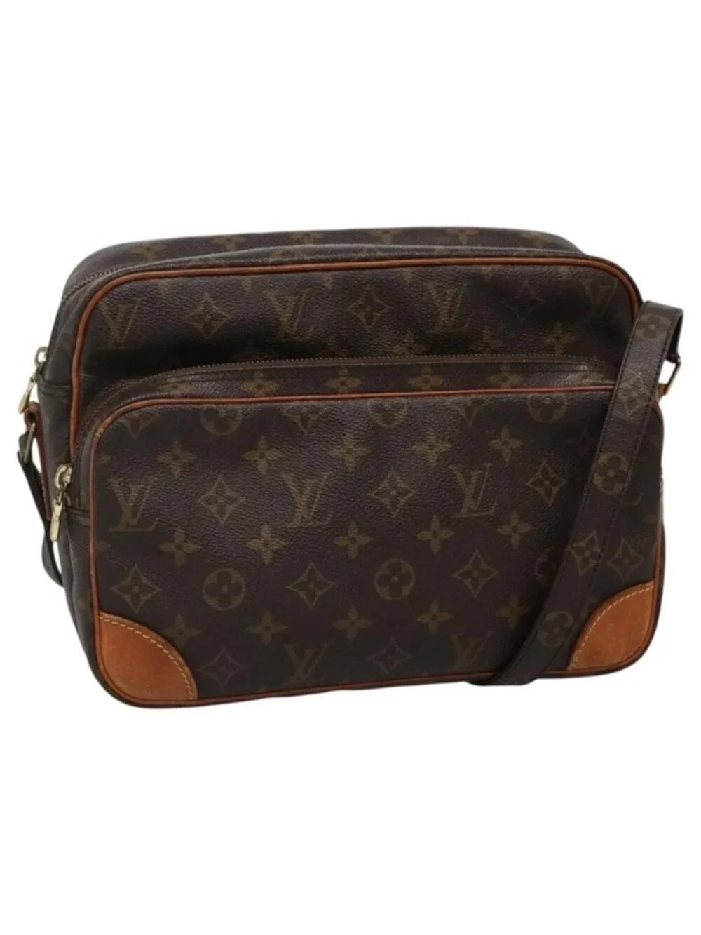 Authentic LOUIS VUITTON Monogram Nile Shoulder Bag M45244 LV